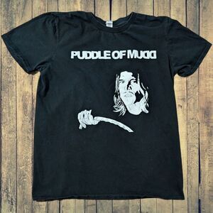 Retro Y2K  Puddle of Mudd Music Rock Band Shirt Men's Medium RARE